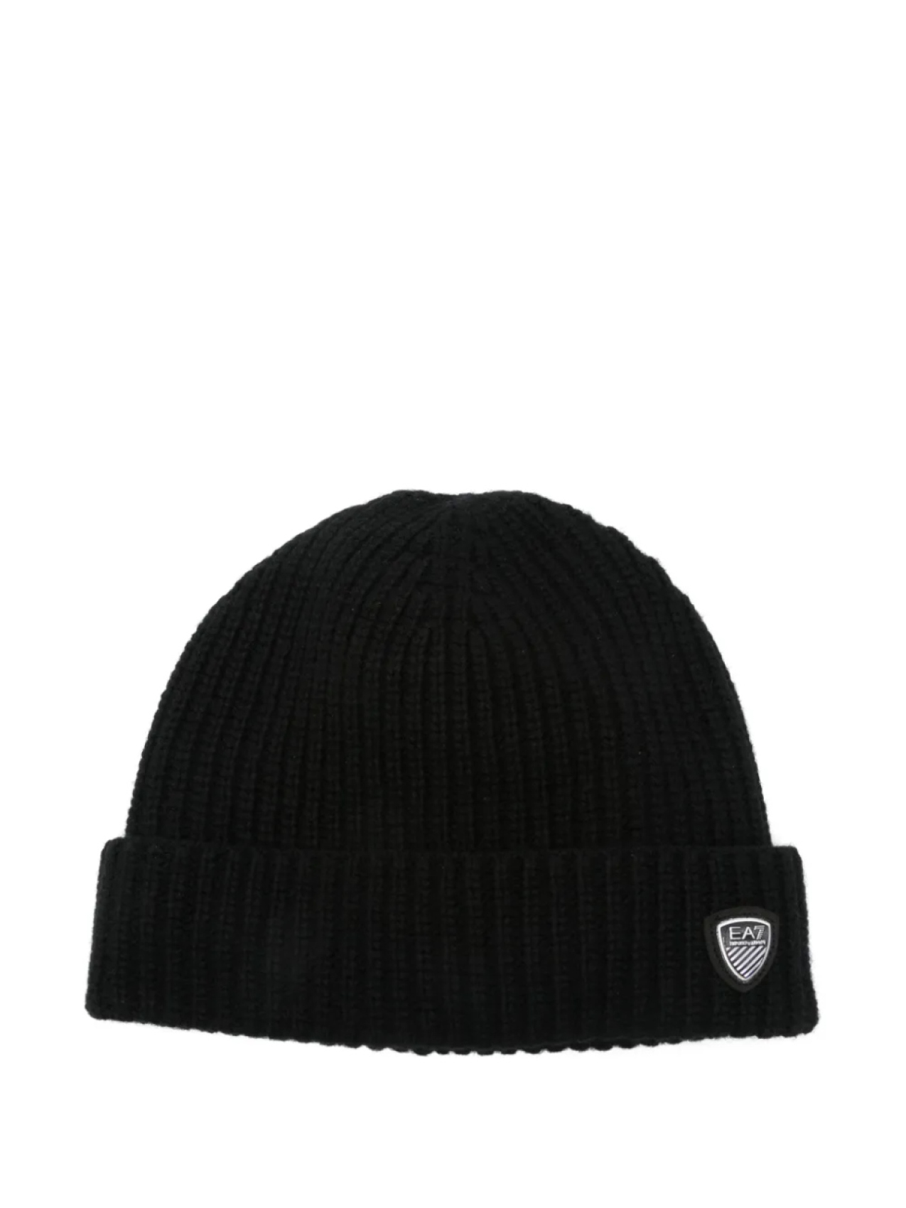 Ea7 Emporio Armani шапка-бини с нашивкой-логотипом, черный 
Ea7 Emporio Armani шапка-бини с нашивкой-логотипом, черный