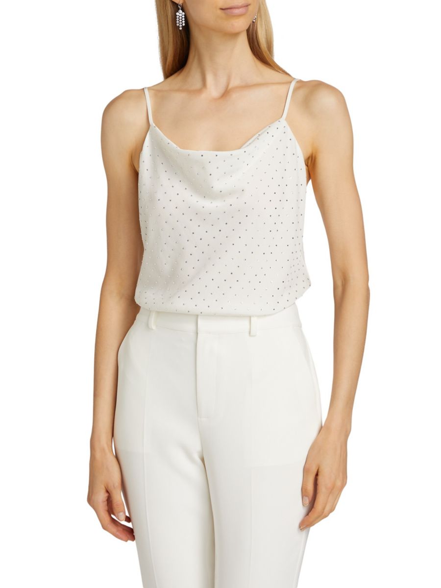 Атласная майка с декором Marta Cinq à Sept, слоновая кость
Атласная майка с декором Marta Cinq à Sept, слоновая кость