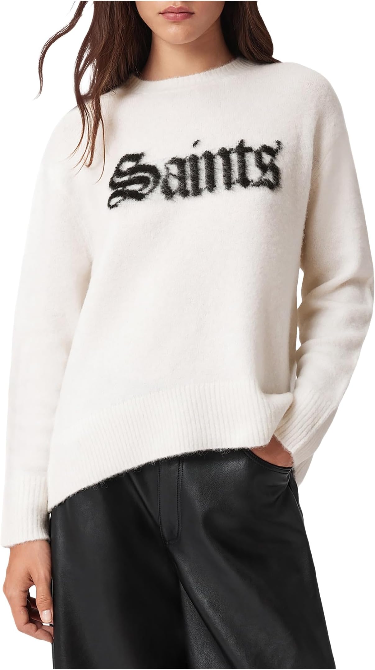 Свитер AllSaints Women's Saints Crew, Chalk White/Black
Свитер AllSaints Women's Saints Crew, Chalk White/Black