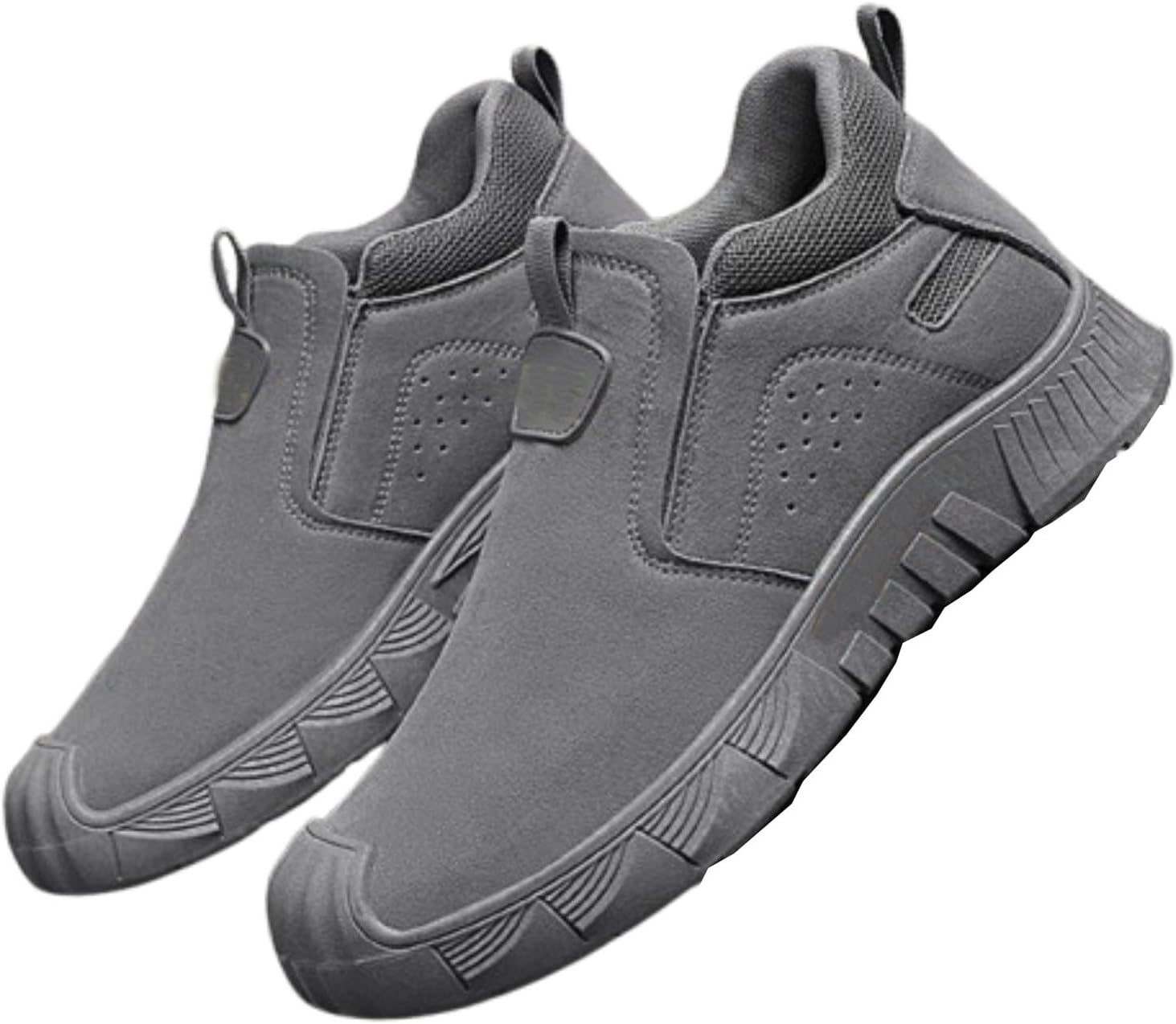 Мужские ботинки, обувь без шнурков с противоскользящей подошвой, водонепроницаемые кожаные повседневные туфли для улицы, строительства и повседневного использования Generic, темно-серый
Мужские ботинки, обувь без шнурков с противоскользящей подошвой, водонепроницаемые кожаные повседневные туфли для улицы, строительства и повседневного использования Generic, темно-серый