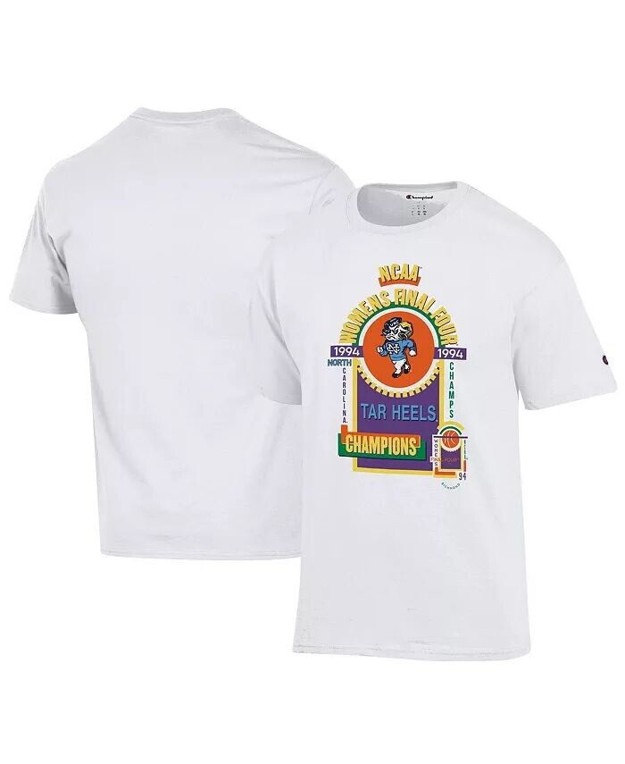 Мужская и женская белая футболка North Carolina Tar Heels 1994 года с годовщиной женской баскетбольной национальной чемпионки NCAA Champion, белый
Мужская и женская белая футболка North Carolina Tar Heels 1994 года с годовщиной женской баскетбольной национальной чемпионки NCAA Champion, белый