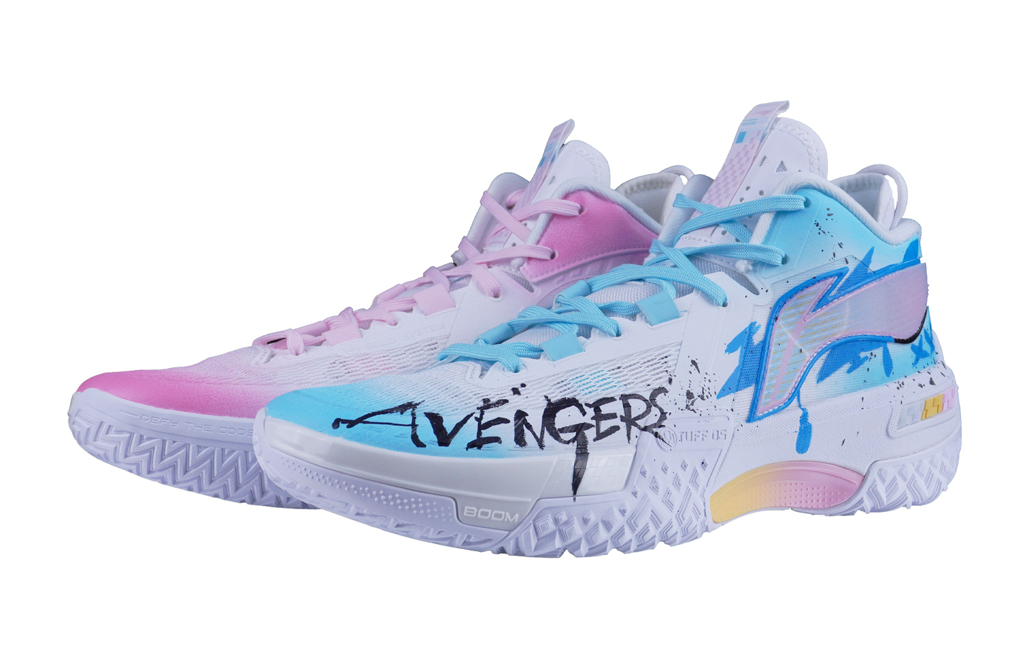 LINING Парные баскетбольные кроссовки Mid top Pink Blue Mismatched мужские, устойчивые к истиранию и скольжению
LINING Парные баскетбольные кроссовки Mid top Pink Blue Mismatched мужские, устойчивые к истиранию и скольжению