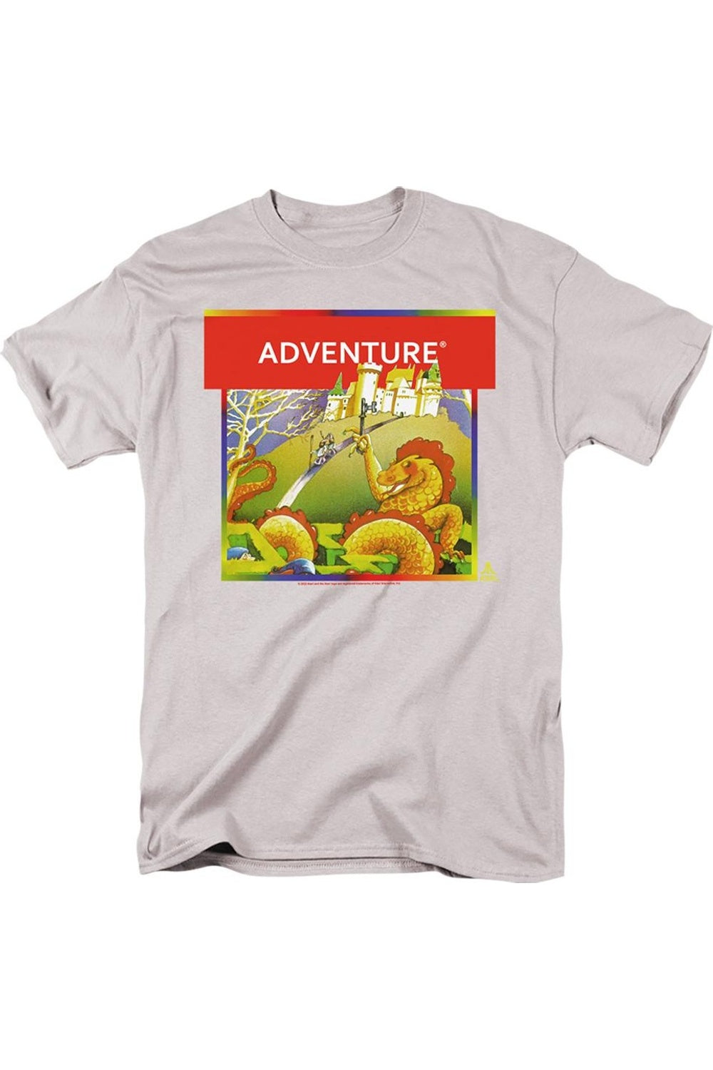 Футболка с коротким рукавом Atari Adventure Box Art для взрослых Gildan, серебряный
Футболка с коротким рукавом Atari Adventure Box Art для взрослых Gildan, серебряный