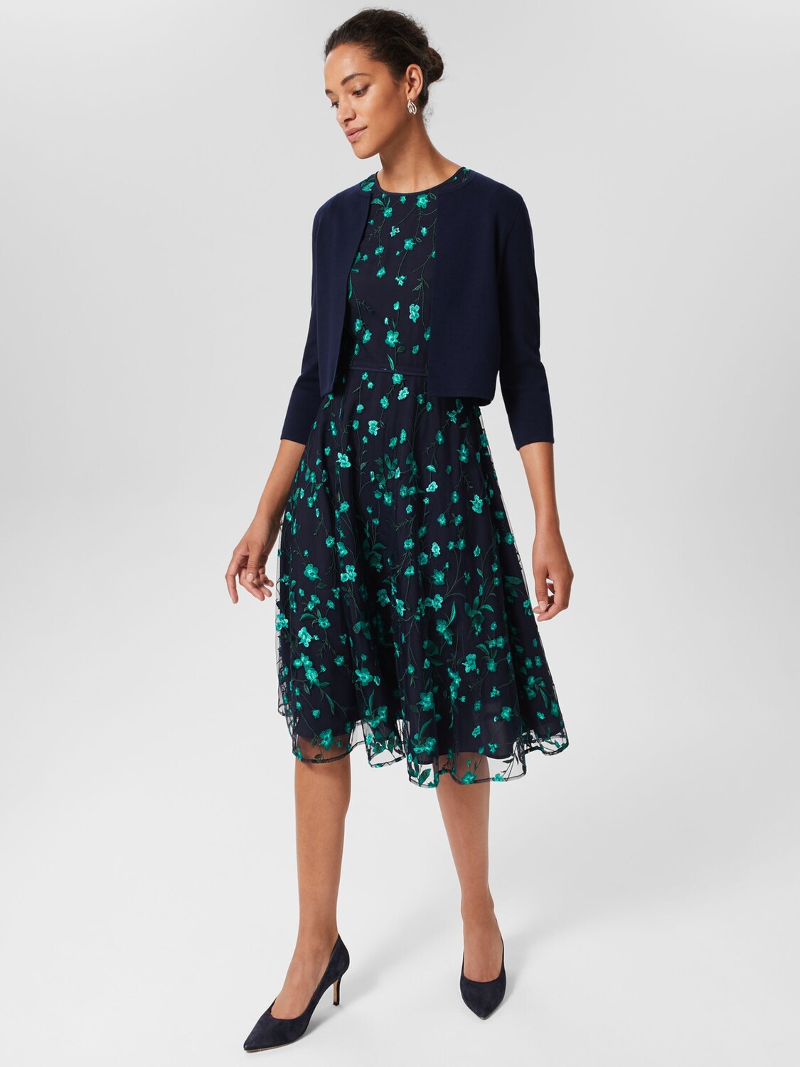 Hobbs Ella Болеро Кардиган, Полночь
Hobbs Ella Болеро Кардиган, Полночь