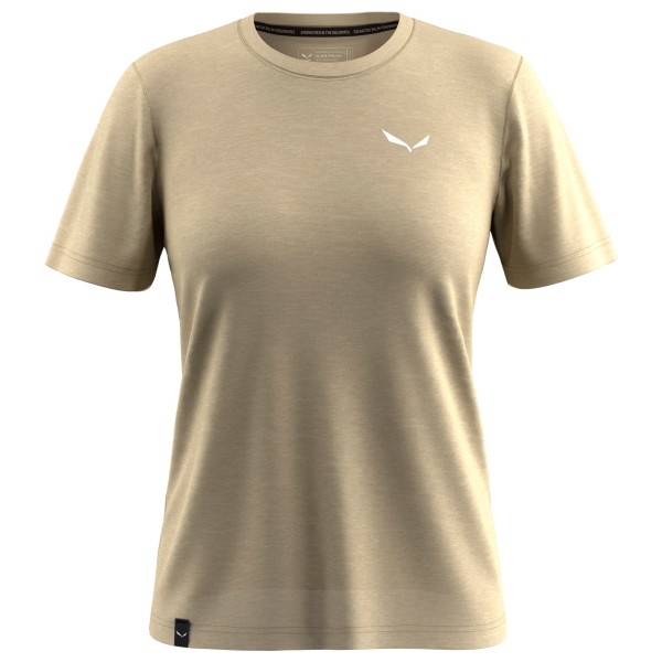 Женская футболка с мини-логотипом «Орел» из альпийской мериносовой шерсти - рубашка из мериноса Salewa, Quicksand
Женская футболка с мини-логотипом «Орел» из альпийской мериносовой шерсти - рубашка из мериноса Salewa, Quicksand