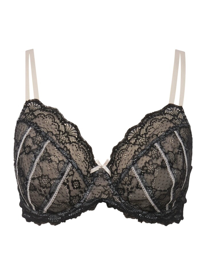 Бюстгальтер на косточках Ulla Popken, черный
Бюстгальтер на косточках Ulla Popken, черный