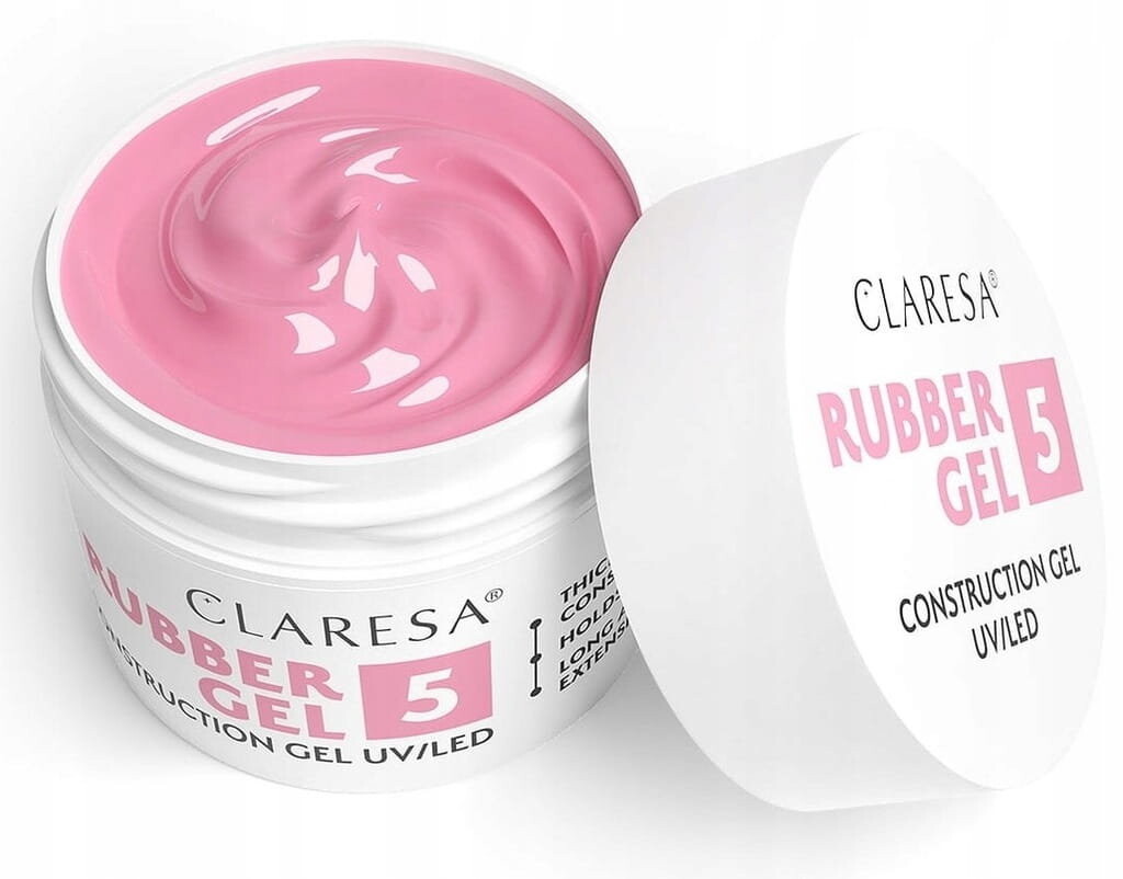 Claresa Rubber Gel 5, Наращивающий гель для наращивания ногтей, средний розовый, фиолетовый, 45г
Claresa Rubber Gel 5, Наращивающий гель для наращивания ногтей, средний розовый, фиолетовый, 45г