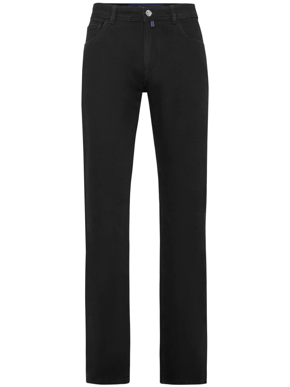 Прямые джинсы с вышитым логотипом Billionaire, черный 
Прямые джинсы с вышитым логотипом Billionaire, черный