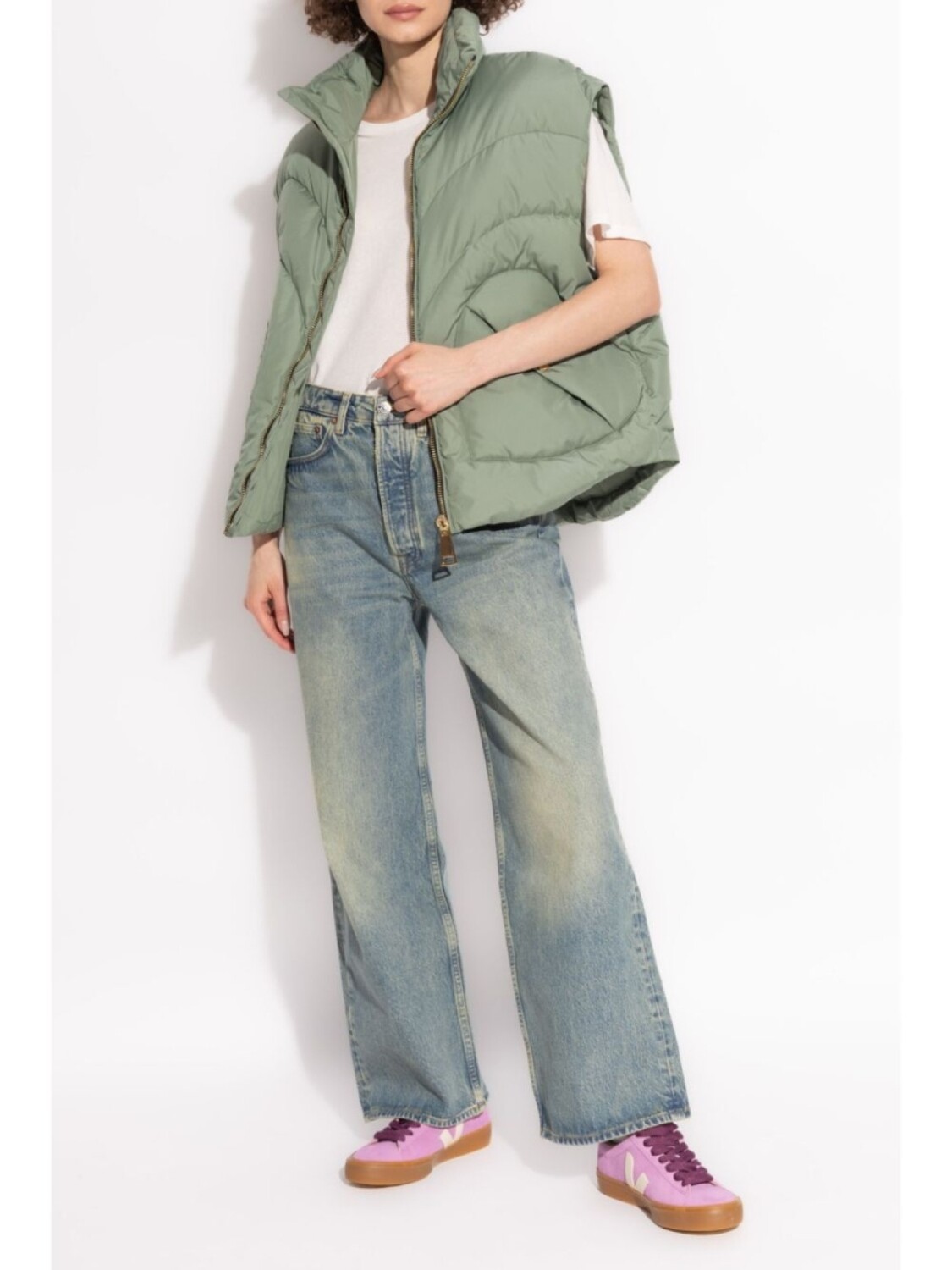 Khrisjoy куртка-жилет с высоким воротом, зеленый
Khrisjoy куртка-жилет с высоким воротом, зеленый