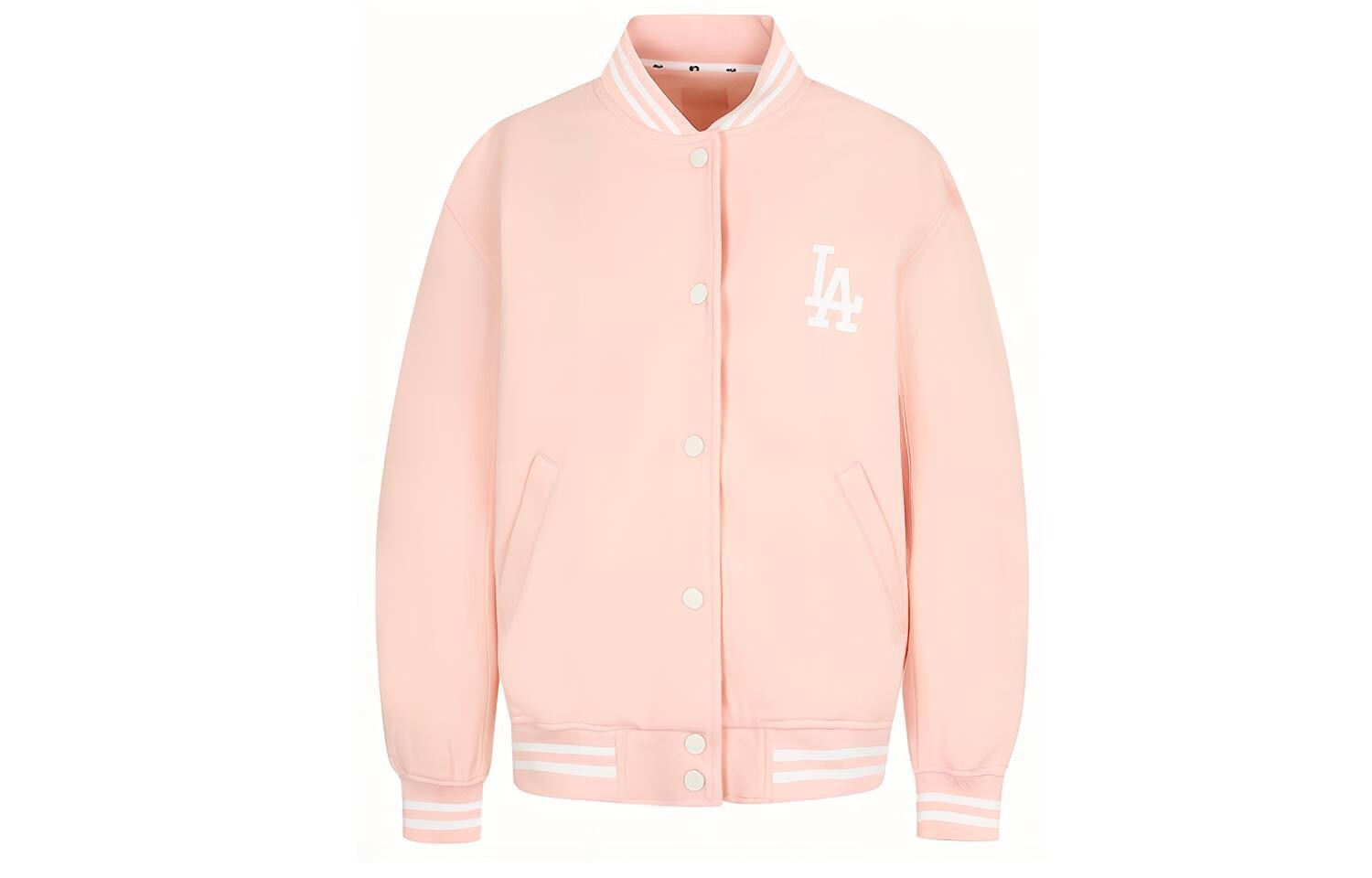 Бейсбольная куртка унисекс розовый Mlb, розовый 
Бейсбольная куртка унисекс розовый Mlb, розовый