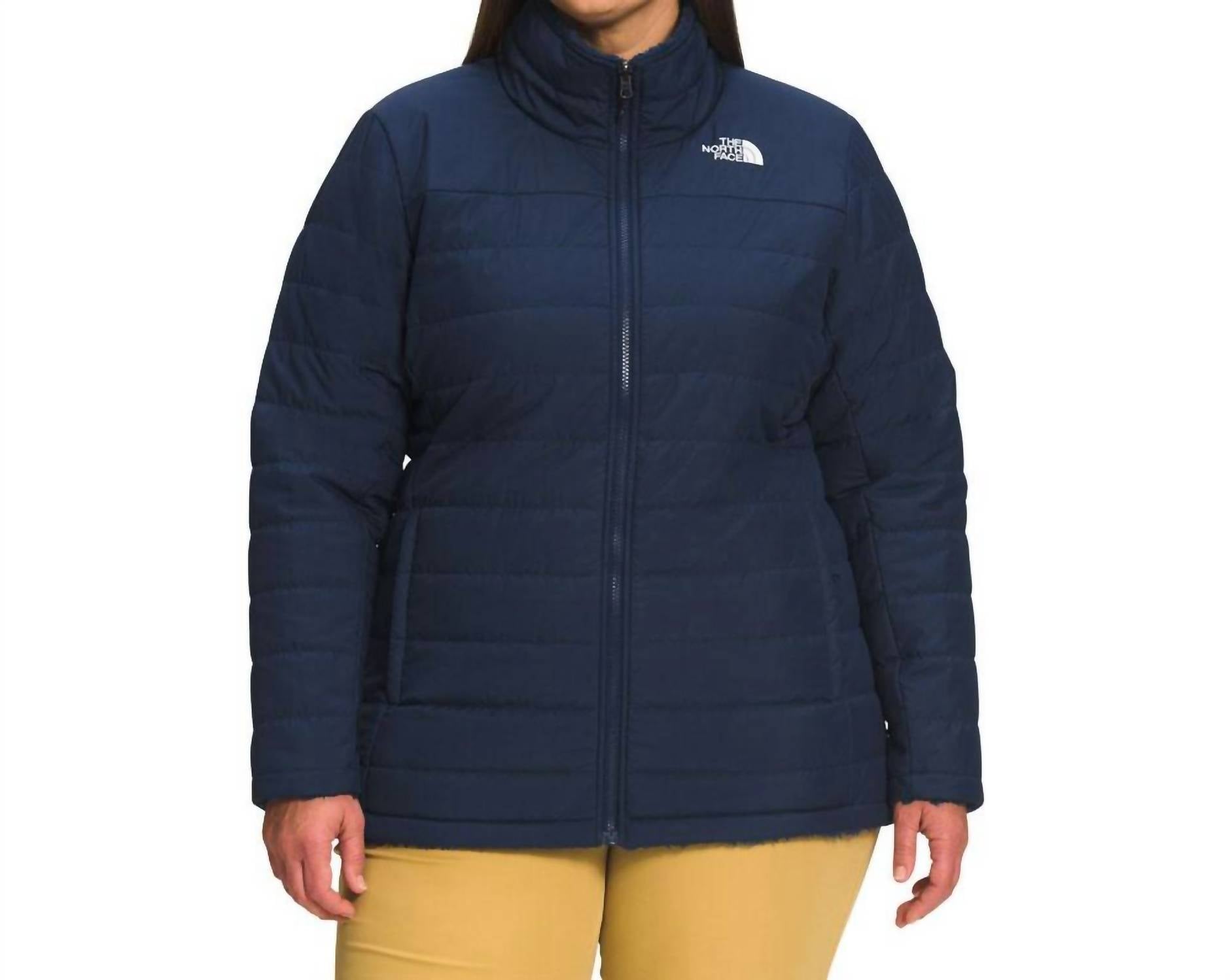 Женская утепленная двусторонняя куртка Mossbud в цвете Summit Navy The North Face
Женская утепленная двусторонняя куртка Mossbud в цвете Summit Navy The North Face