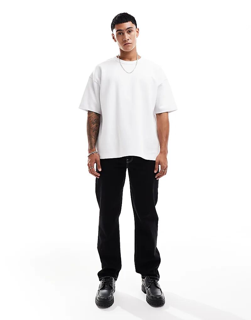 Джинсы прямого кроя черного цвета ASOS DESIGN
Джинсы прямого кроя черного цвета ASOS DESIGN