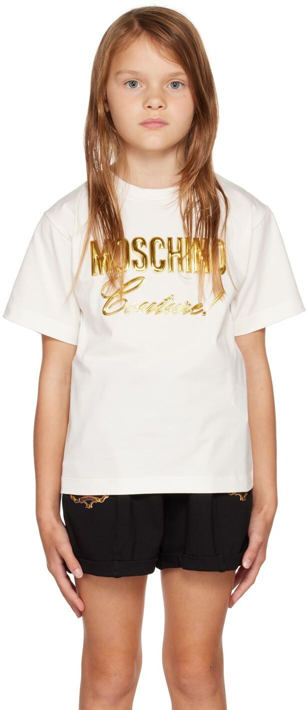 Детская белая футболка \Couture\"" Moschino, Белый, Детская белая футболка \Couture\"" Moschino
Детская белая футболка \Couture\"" Moschino, Белый, Детская белая футболка \Couture\"" Moschino