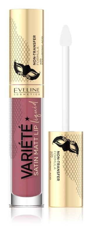 Жидкая помада с матовым финишем Eveline Cosmetics Variété, оттенок 03 Berry Shake 4,5 мл
Жидкая помада с матовым финишем Eveline Cosmetics Variété, оттенок 03 Berry Shake 4,5 мл