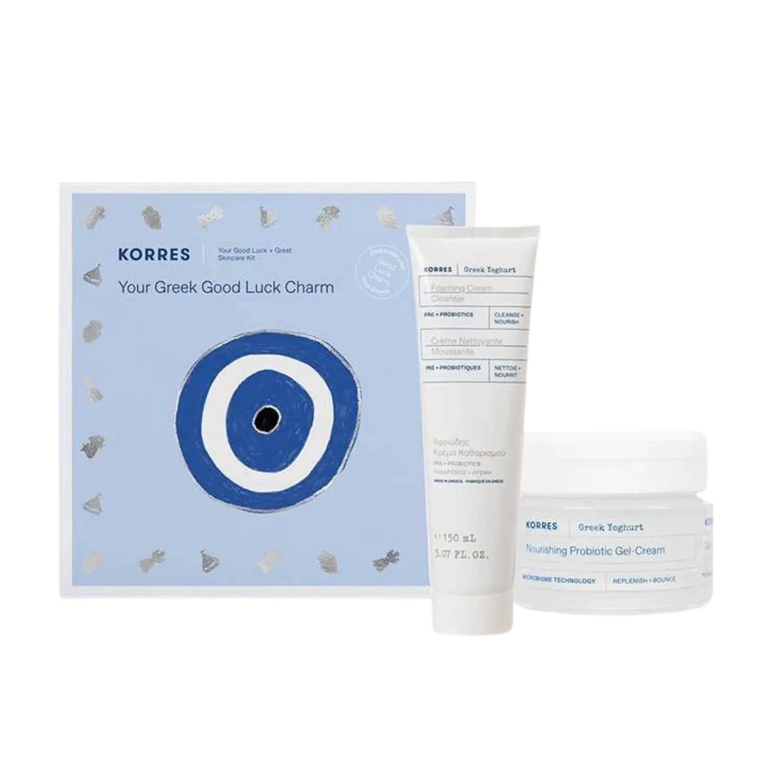 Korres Greek Yoghurt набор: гель для умывания, 150 мл + крем для лица, 40 мл + браслет, 1 шт.
Korres Greek Yoghurt набор: гель для умывания, 150 мл + крем для лица, 40 мл + браслет, 1 шт.