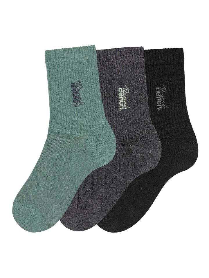 Носки Bench Basic, цвет 1x schwarz, 1x anthrazit-meliert, 1x pistazie
Носки Bench Basic, цвет 1x schwarz, 1x anthrazit-meliert, 1x pistazie