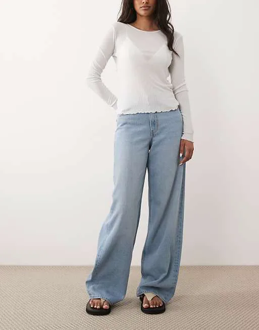 Синие широкие джинсы JJXX Tokyo
Синие широкие джинсы JJXX Tokyo