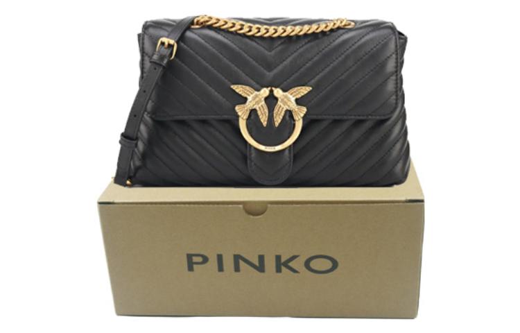 PINKO Сумка-ласточка из овчины с кожаной вставкой на плечо через плечо женская черная
PINKO Сумка-ласточка из овчины с кожаной вставкой на плечо через плечо женская черная