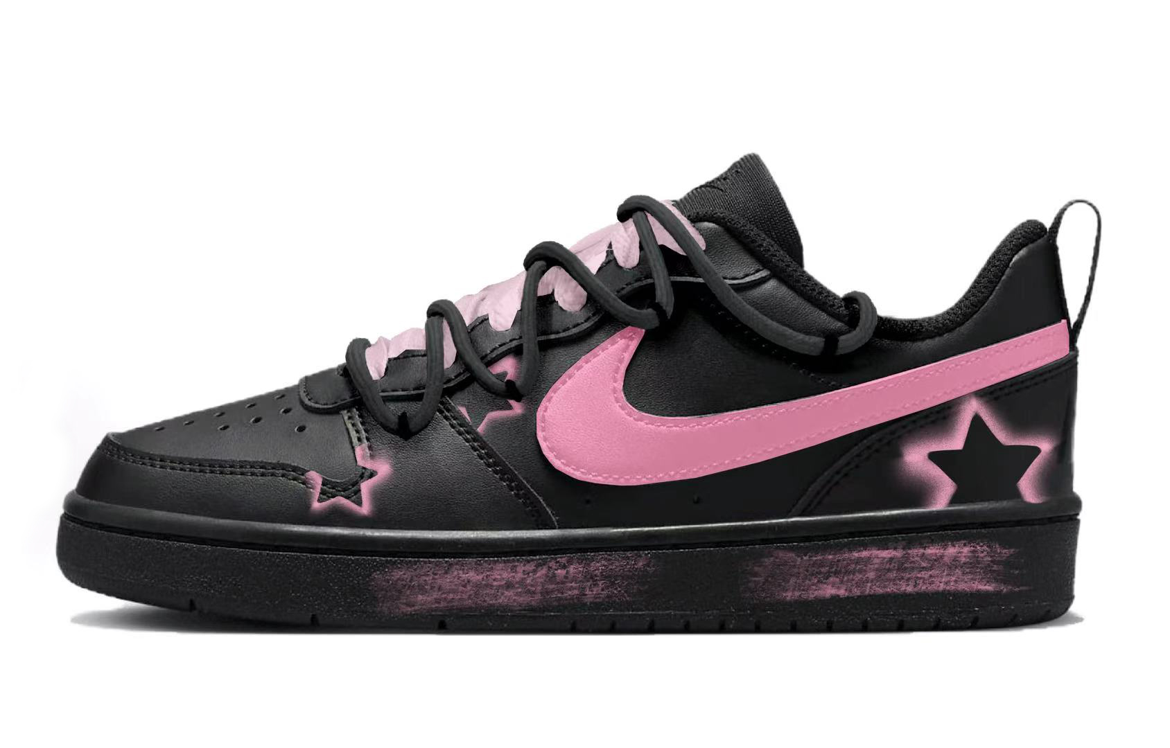 Nike Кроссовки для скейтбординга Court Borough Low Top, цвет black pink, детские
Nike Кроссовки для скейтбординга Court Borough Low Top, цвет black pink, детские