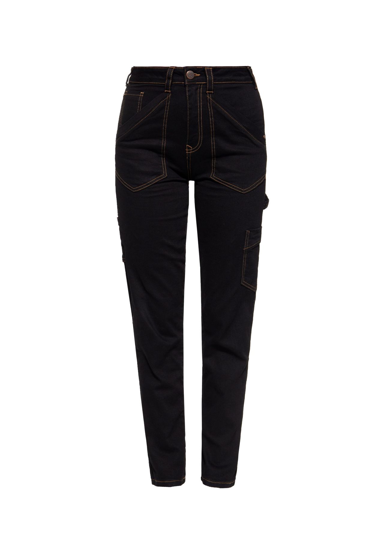 Рабочие джинсы в стиле спецодежды QUEEN KEROSIN, черный
Рабочие джинсы в стиле спецодежды QUEEN KEROSIN, черный