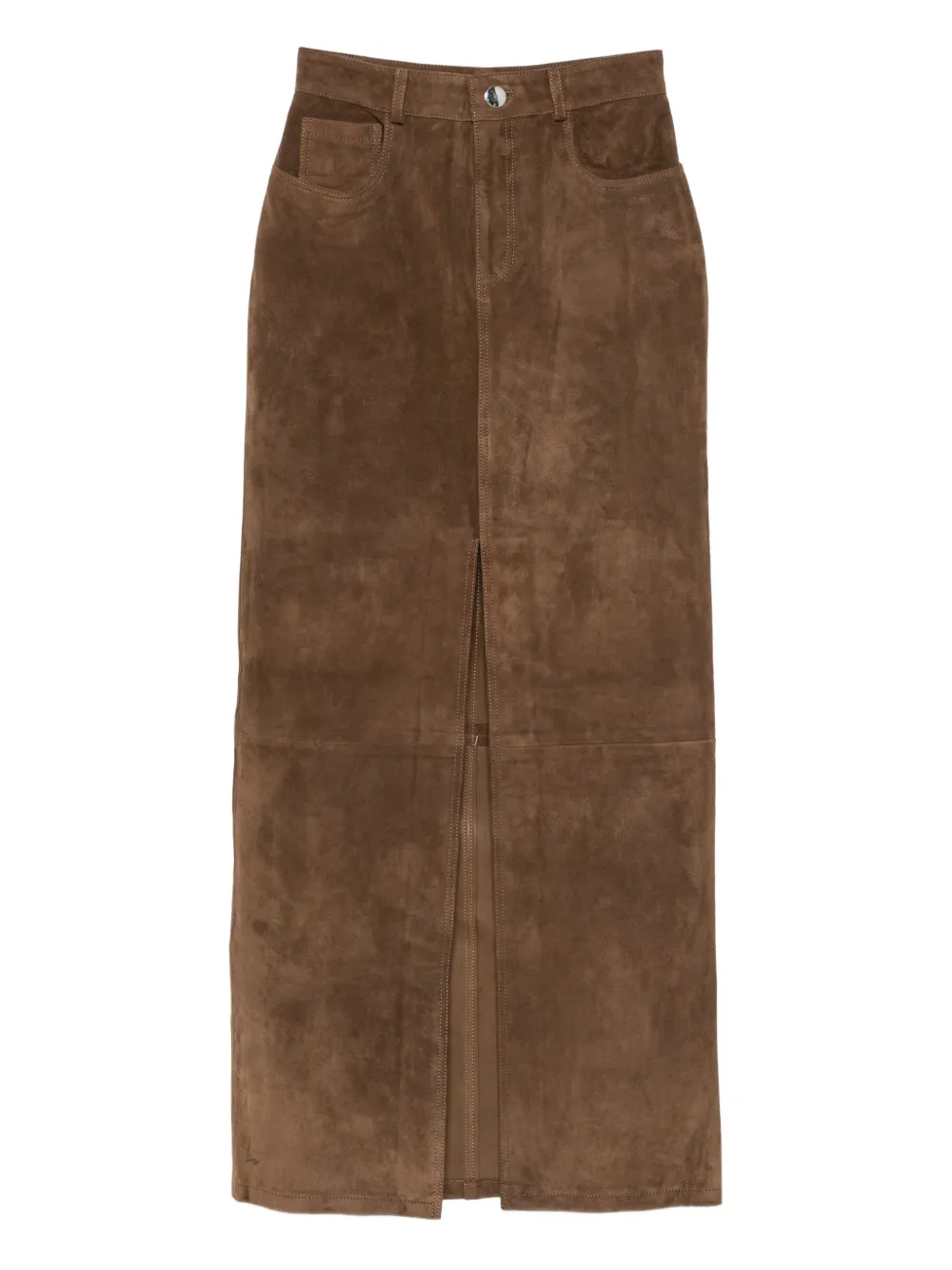 Замшевая юбка макси Chicago ducie, коричневый
Замшевая юбка макси Chicago ducie, коричневый