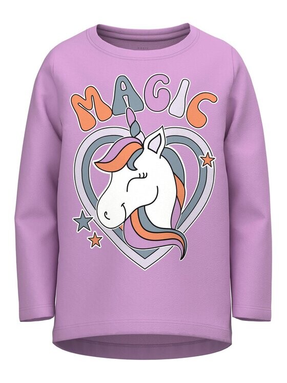 Блуза стандартного кроя Name It, фиолетовый
Блуза стандартного кроя Name It, фиолетовый