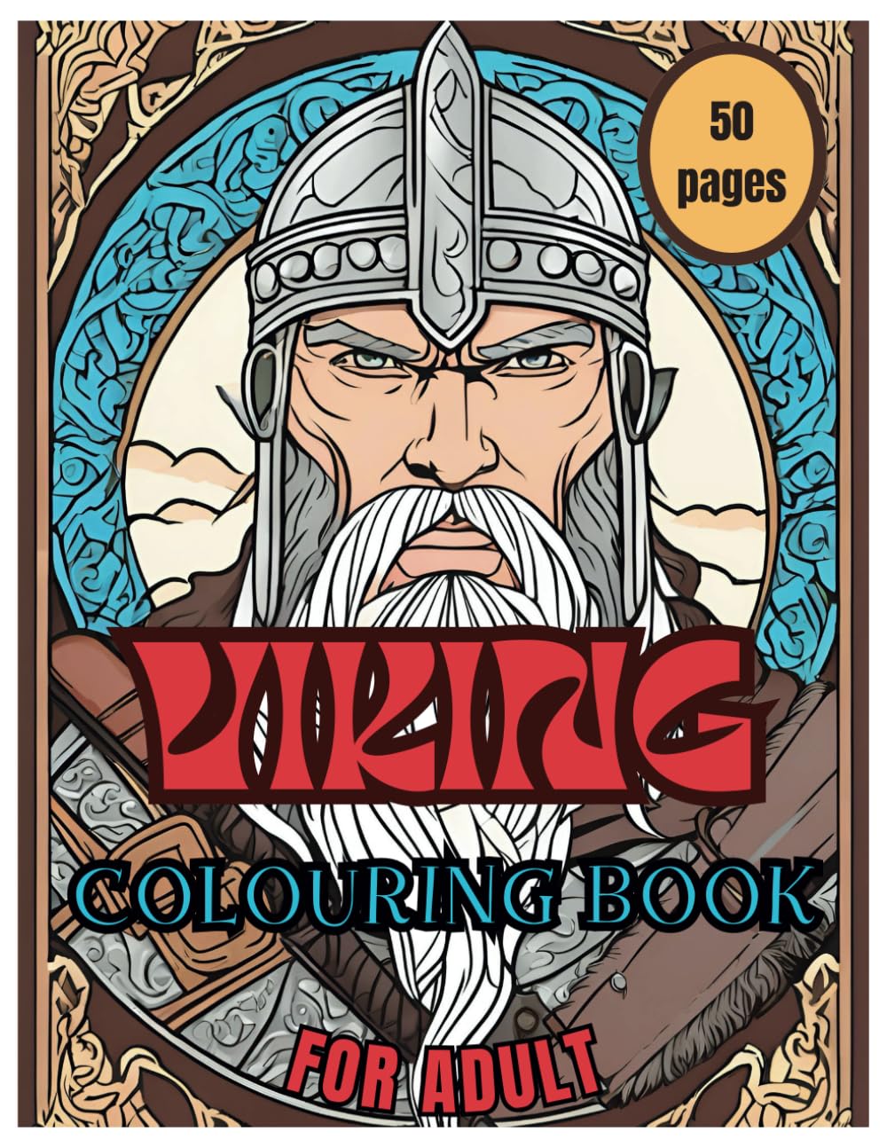 Viking Colouring Book For Adult: 50 pages Amazing Viking illustration to color for Adults & Teens | Relax Time with colouring pages of book (Independently published)
Viking Colouring Book For Adult: 50 pages Amazing Viking illustration to color for Adults & Teens | Relax Time with colouring pages of book (Independently published)