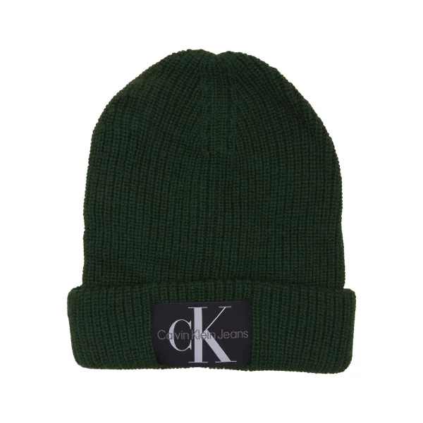 Шапка с добавлением шерсти Calvin Klein, зеленый 
Шапка с добавлением шерсти Calvin Klein, зеленый