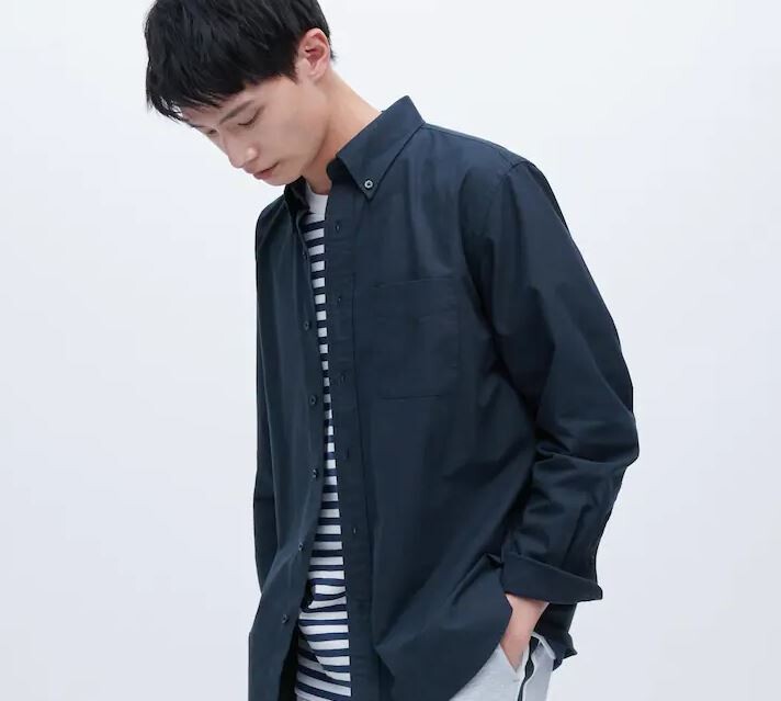 Рубашка оксфордская классического кроя Uniqlo Regular Fit Oxford, темно-синий
Рубашка оксфордская классического кроя Uniqlo Regular Fit Oxford, темно-синий