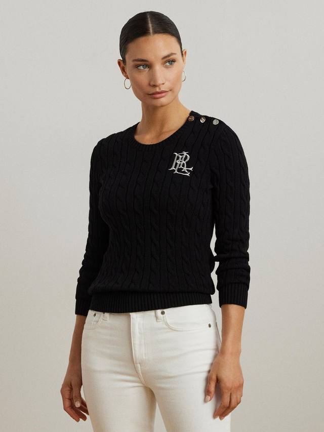 Лаурен Монтива джемпер с кабельной вязкой и пуговицами Ralph Lauren, Black
Лаурен Монтива джемпер с кабельной вязкой и пуговицами Ralph Lauren, Black