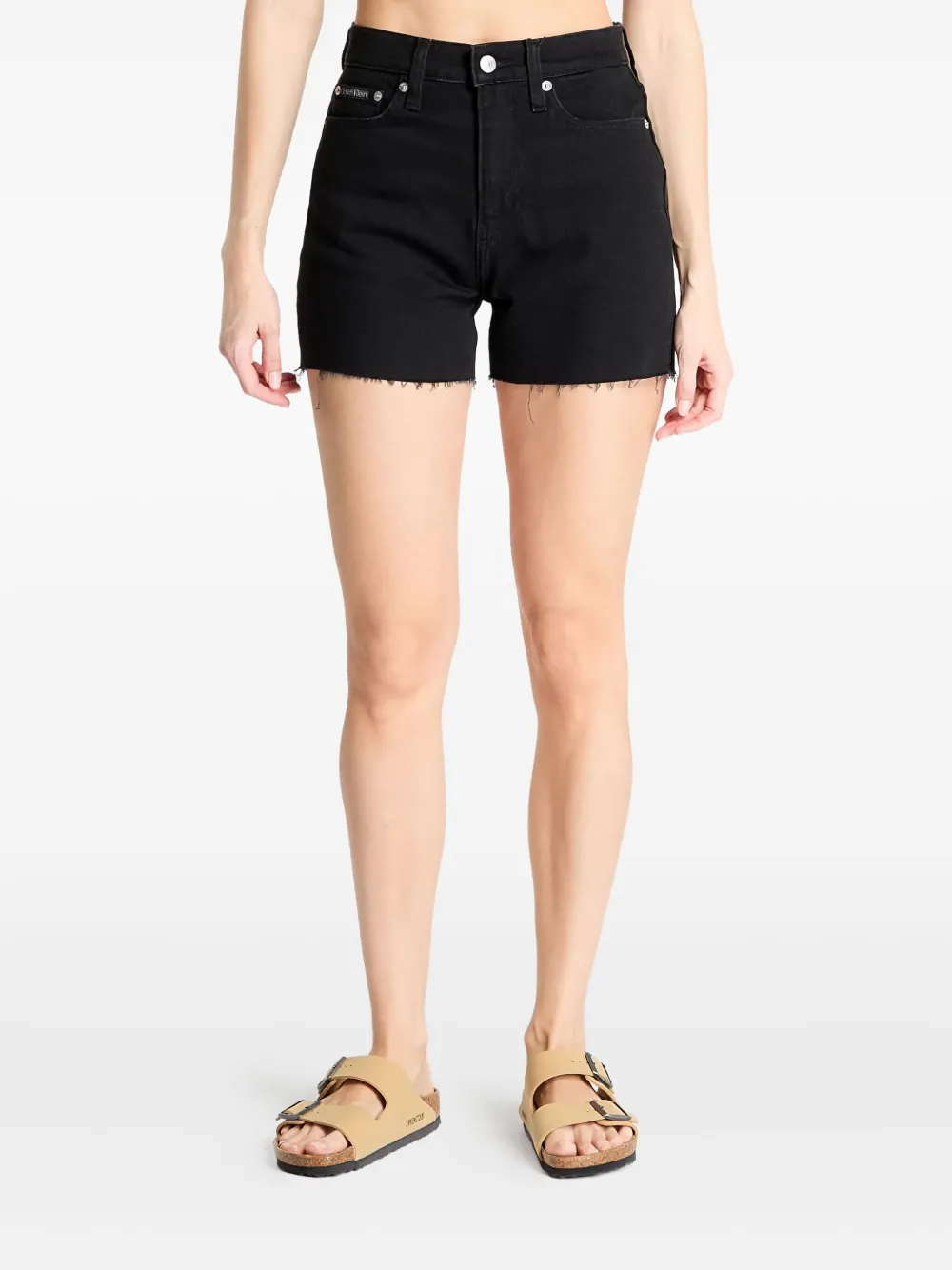 Джинсовые шорты с бахромой Calvin Klein, черный
Джинсовые шорты с бахромой Calvin Klein, черный