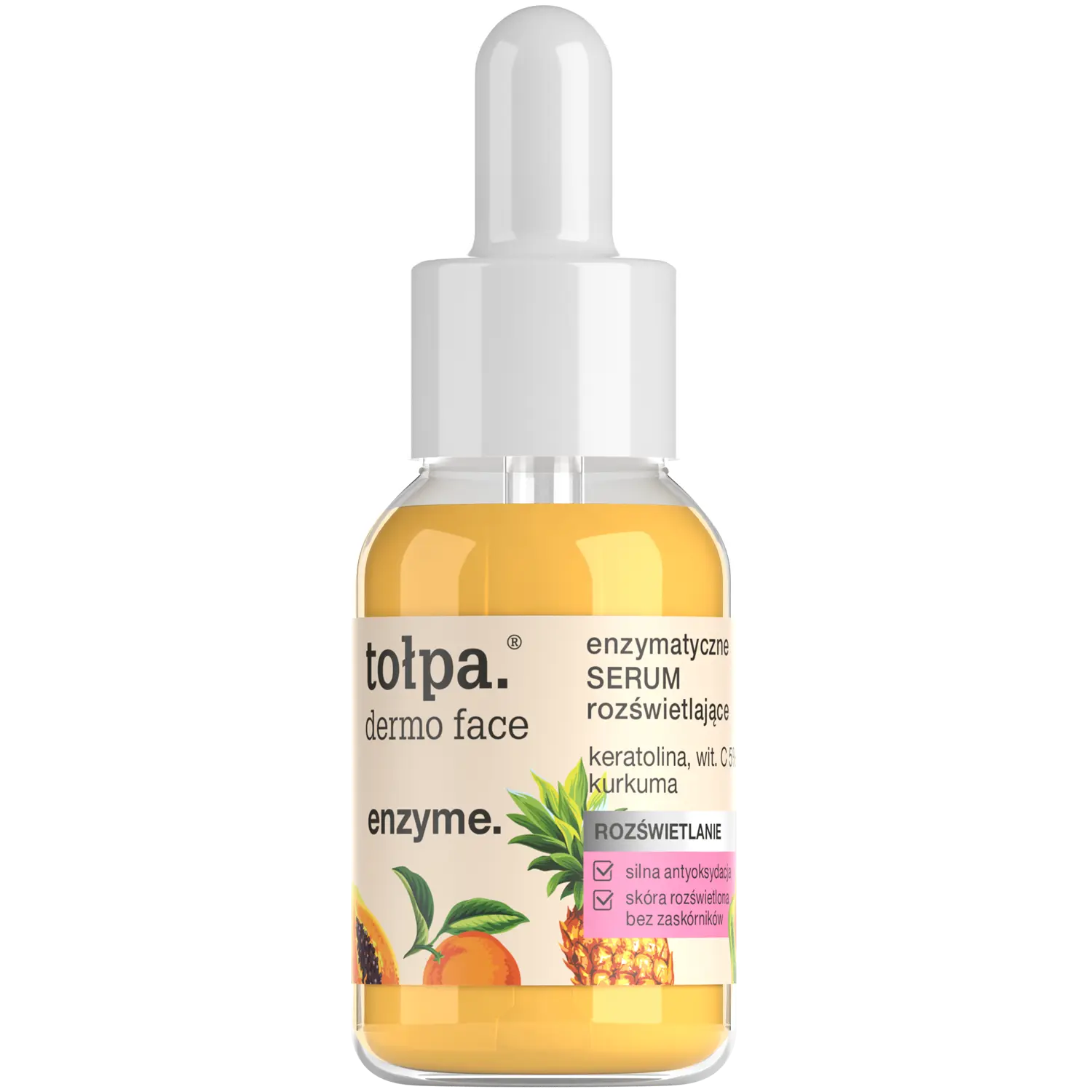 Tołpa Dermo Face Enzyme Осветляющая сыворотка для лица, 30 мл
Tołpa Dermo Face Enzyme Осветляющая сыворотка для лица, 30 мл