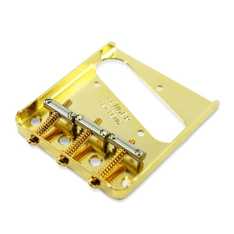 Fender 3-Saddle American Vintage Telecaster Bridge Assembly Gold 0990806200
Fender 3-Saddle American Vintage Telecaster Bridge Assembly Gold 0990806200