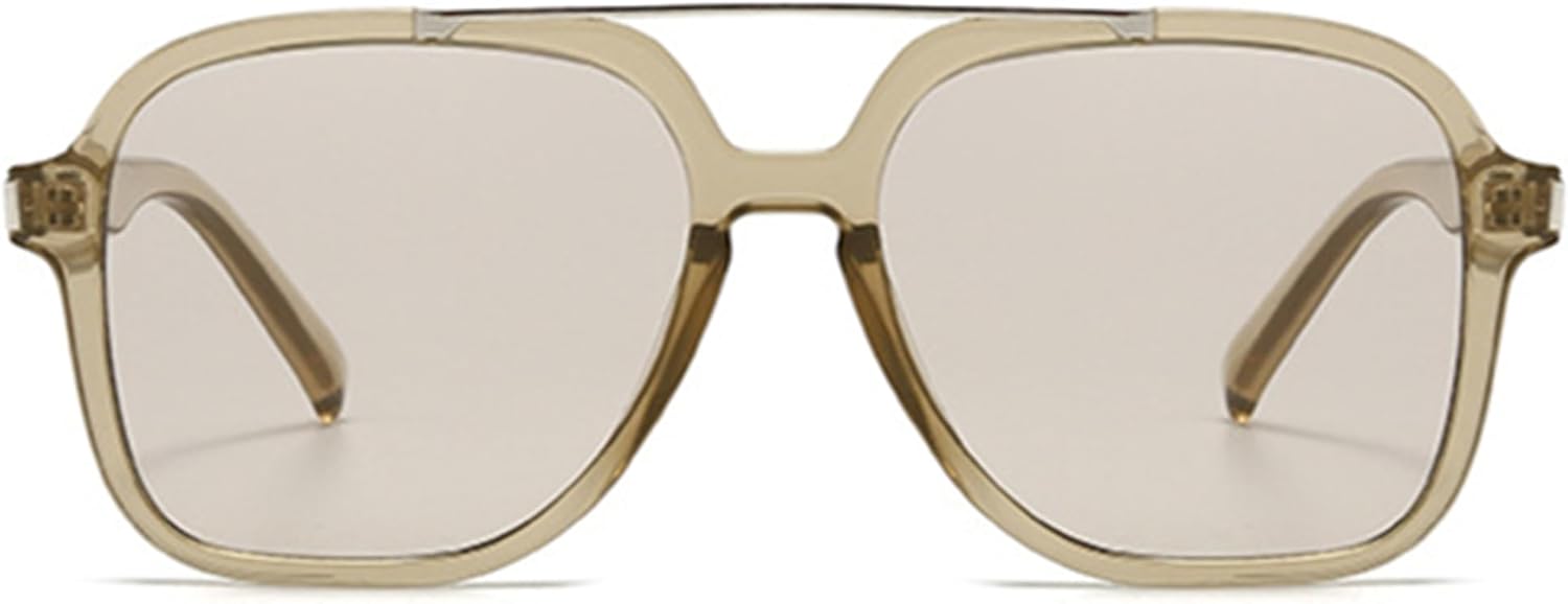 bullabulling Модные солнцезащитные очки-пилот для женщин и мужчин в стиле ретро 70-х годов с двойной перемычкой, квадратные солнцезащитные очки, легкие солнцезащитные очки, Tea
bullabulling Модные солнцезащитные очки-пилот для женщин и мужчин в стиле ретро 70-х годов с двойной перемычкой, квадратные солнцезащитные очки, легкие солнцезащитные очки, Tea