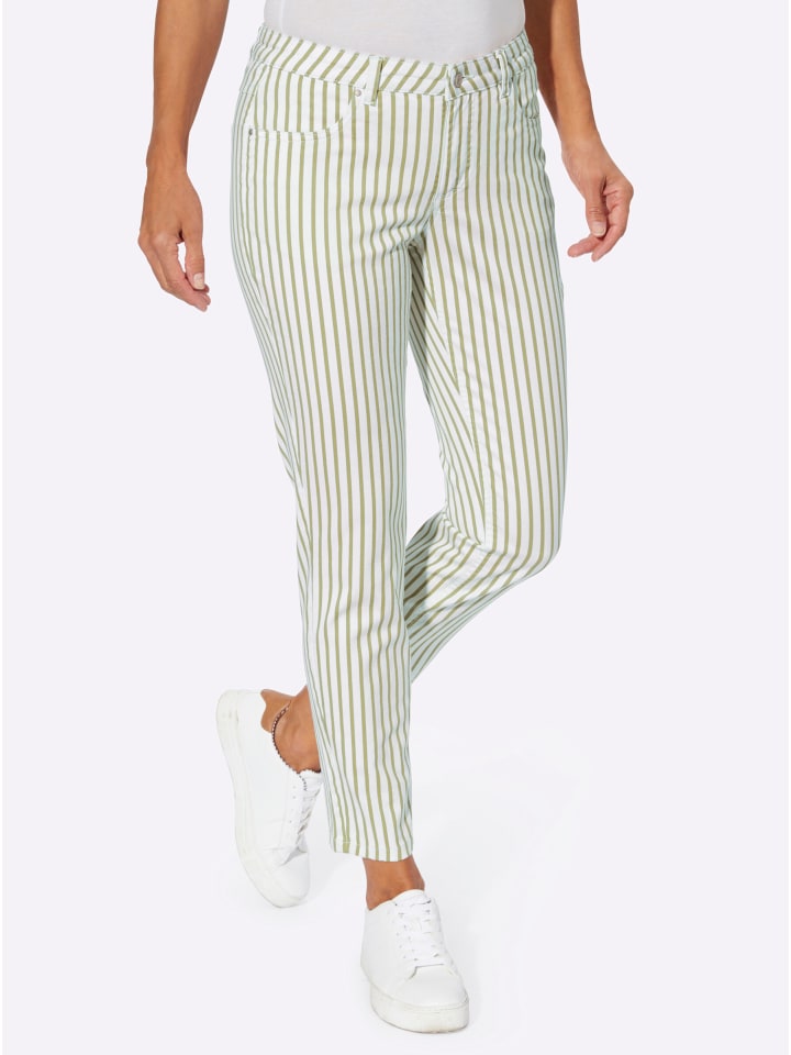 Брюки в полоску цвета тростника и экрю WITT WEIDEN
Брюки в полоску цвета тростника и экрю WITT WEIDEN