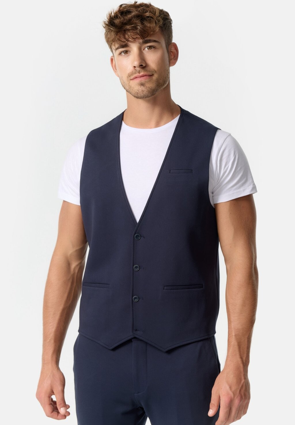 Жилет EZRA Jeff, цвет dark navy
Жилет EZRA Jeff, цвет dark navy