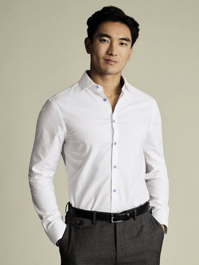 Хлопковая рубашка, не требующая глажки Charles Tyrwhitt, White Print
Хлопковая рубашка, не требующая глажки Charles Tyrwhitt, White Print