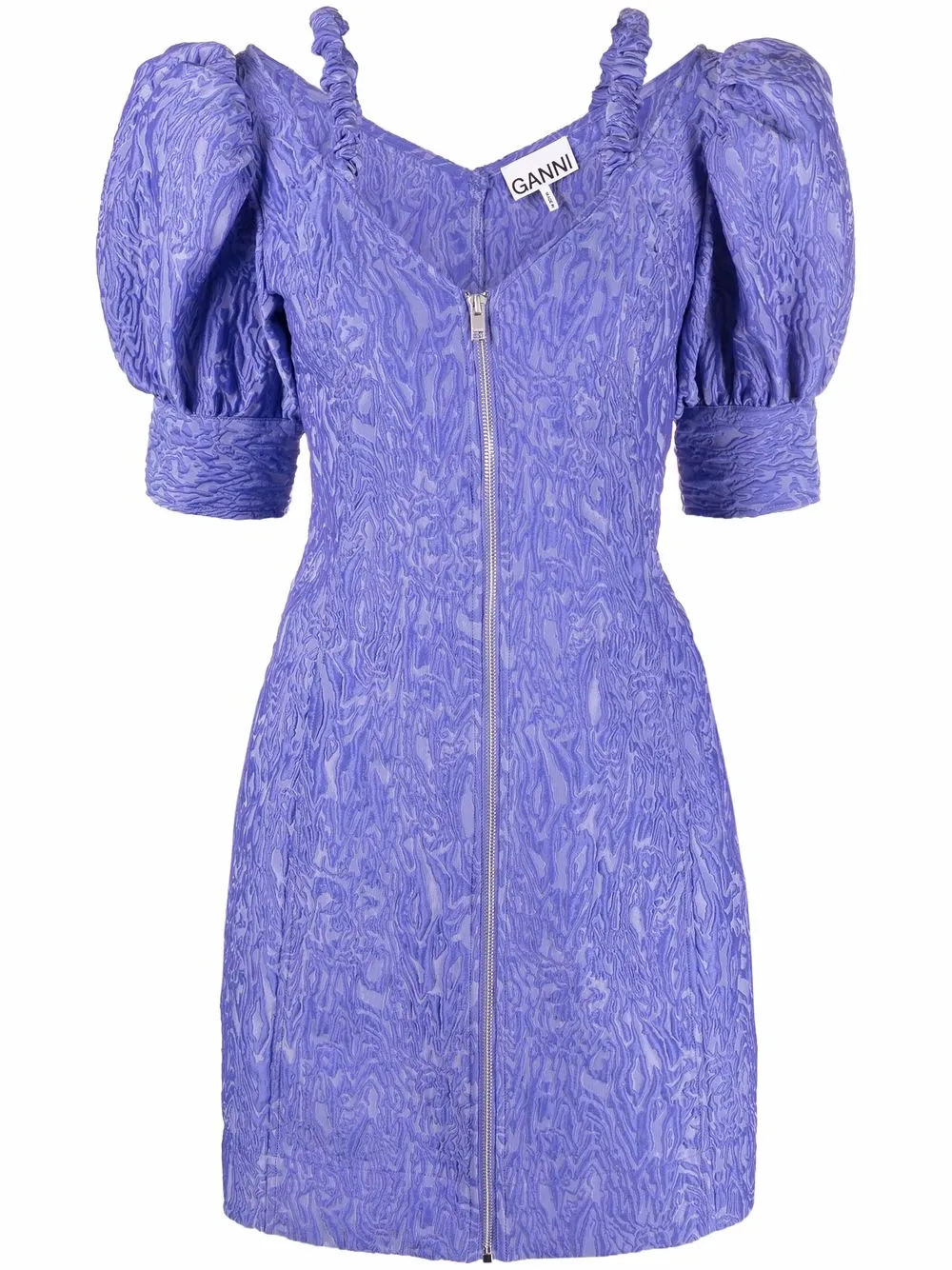 Платье мини с V-образным вырезом GANNI
Платье мини с V-образным вырезом GANNI