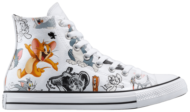 Кроссовки Converse Tom & Jerry x Chuck Taylor All Star High 'All-Over Print', белый
Кроссовки Converse Tom & Jerry x Chuck Taylor All Star High 'All-Over Print', белый