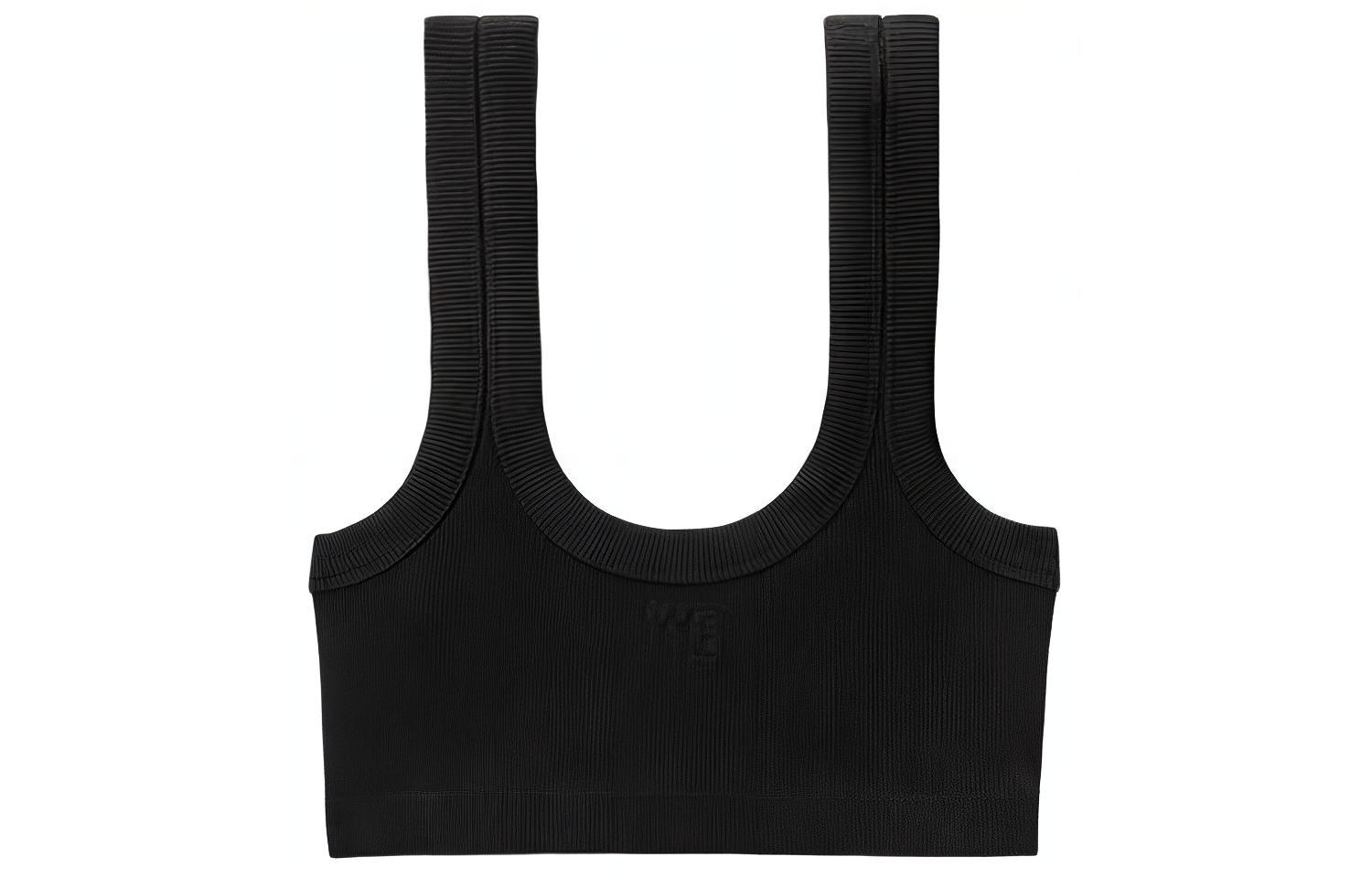 Футболка с вышитым логотипом укороченная Alexander Wang, черный
Футболка с вышитым логотипом укороченная Alexander Wang, черный