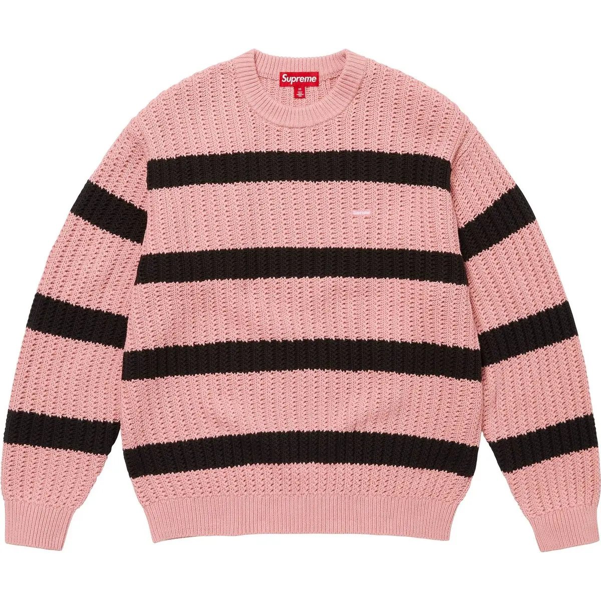 Свитер Loose Gauge Stripe Small Box Supreme, розовый
Свитер Loose Gauge Stripe Small Box Supreme, розовый