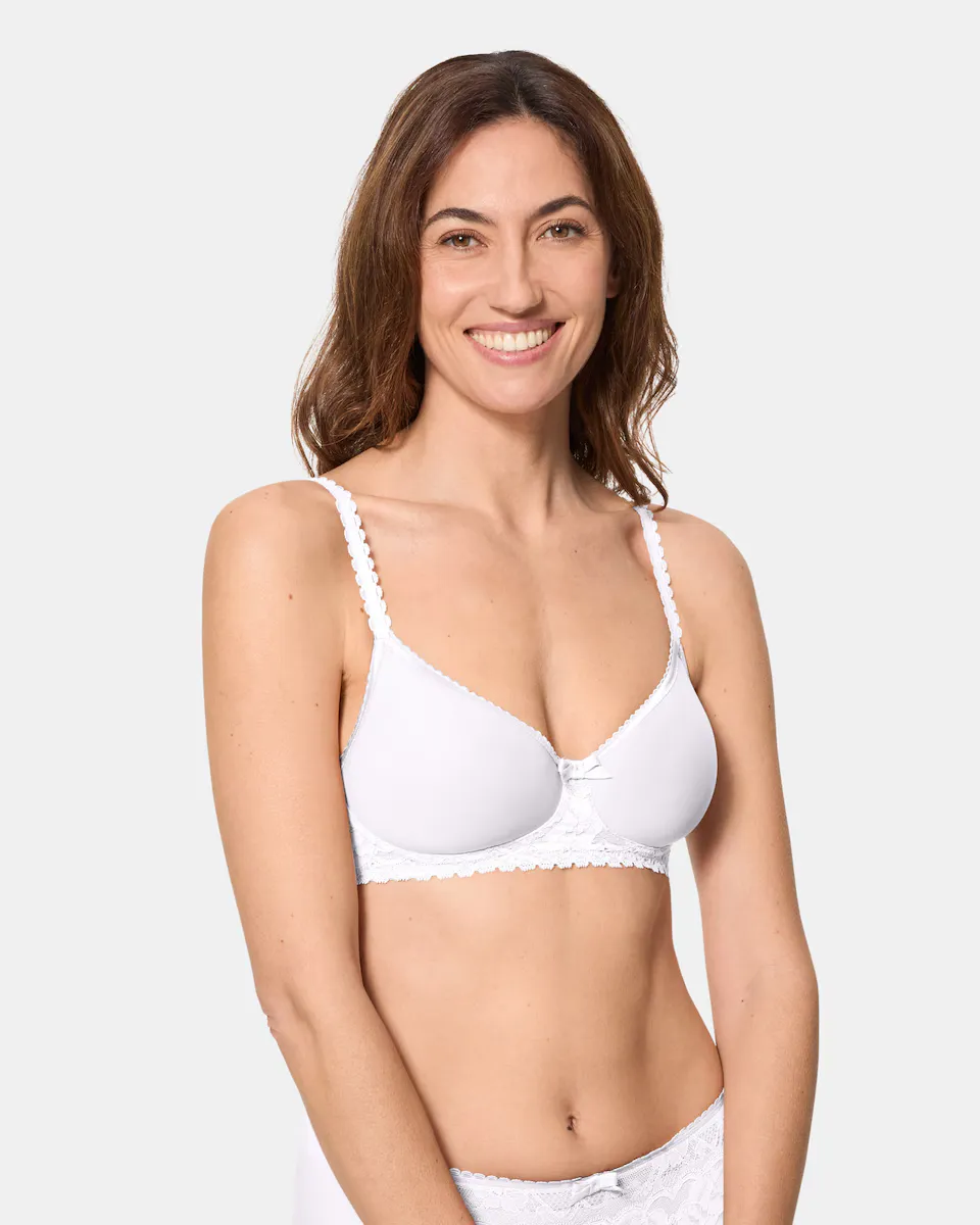 Бюстгальтер с пеной и без дышащей микрофибры Playtex, белый
Бюстгальтер с пеной и без дышащей микрофибры Playtex, белый