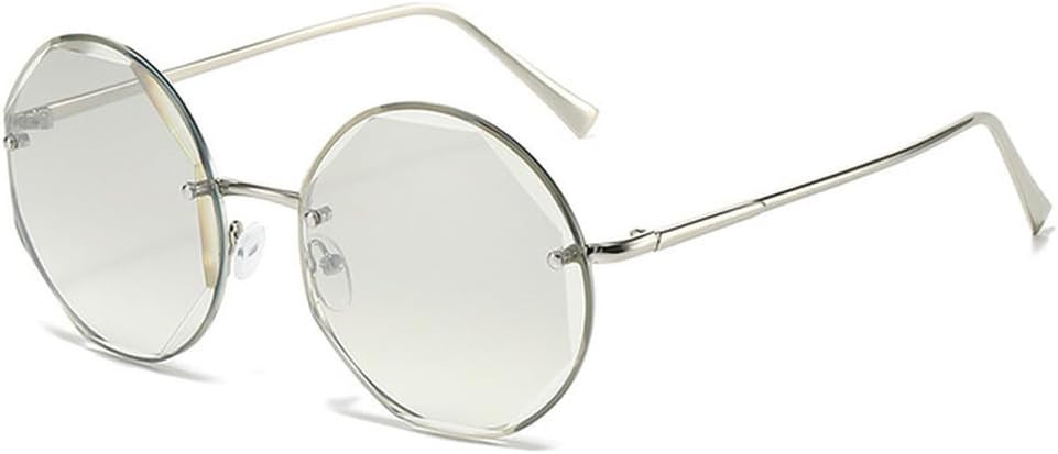 Круглые солнцезащитные очки без оправы для мужчин и женщин, роскошные солнцезащитные очки в крупной оправе, винтажные женские очки с защитой от УФ-излучения UV400, SUN1447 Generic, Silver-lightsilver
Круглые солнцезащитные очки без оправы для мужчин и женщин, роскошные солнцезащитные очки в крупной оправе, винтажные женские очки с защитой от УФ-излучения UV400, SUN1447 Generic, Silver-lightsilver