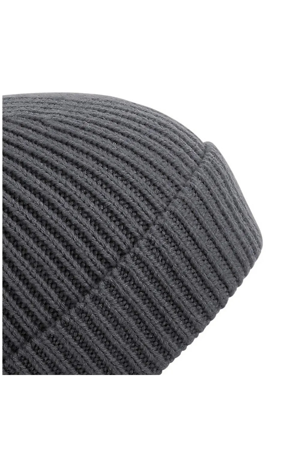Шапка инженерной вязки в рубчик Beechfield, серый
Шапка инженерной вязки в рубчик Beechfield, серый