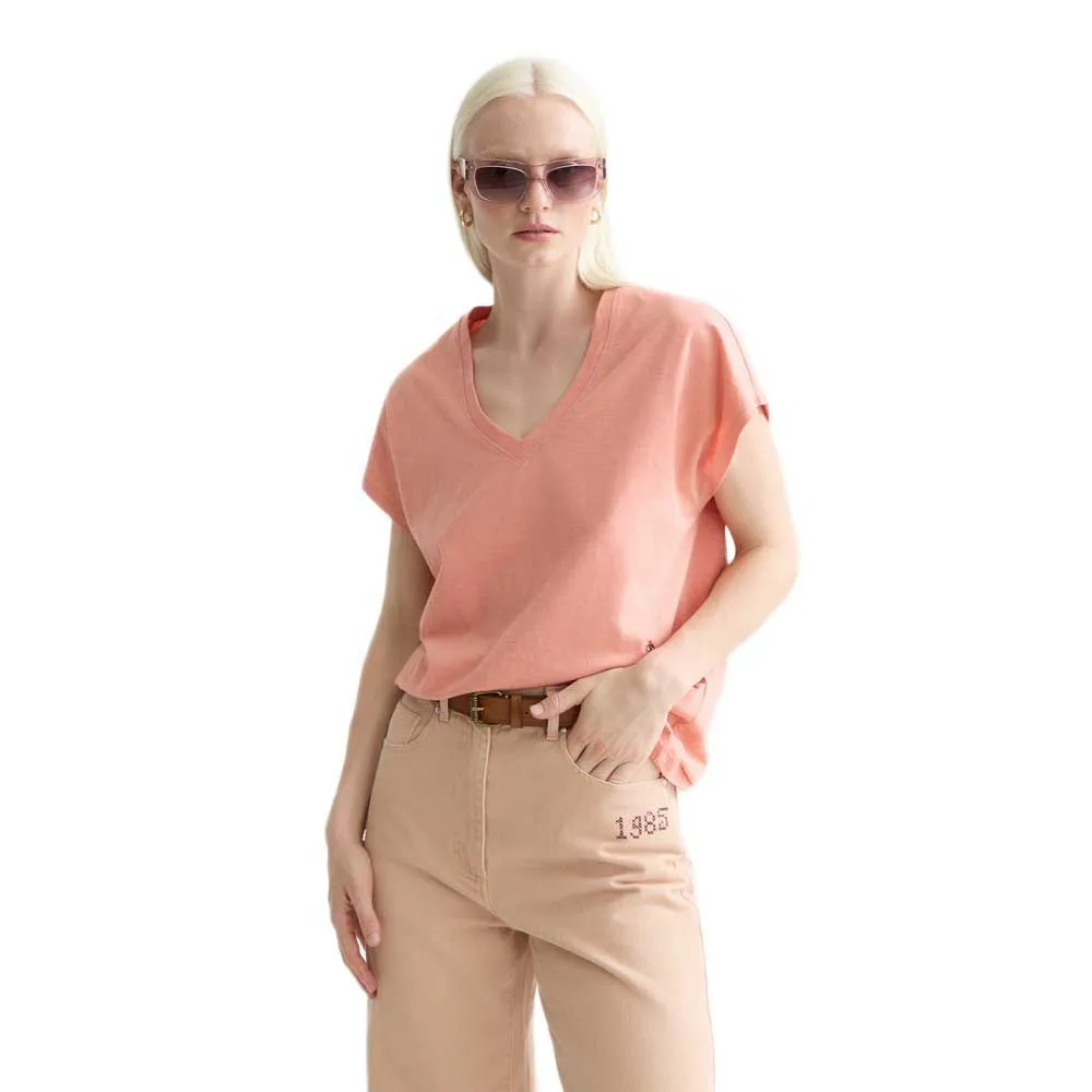 Футболка с коротким рукавом и V-образным вырезом Scotch & Soda U9A01094T, оранжевый
Футболка с коротким рукавом и V-образным вырезом Scotch & Soda U9A01094T, оранжевый