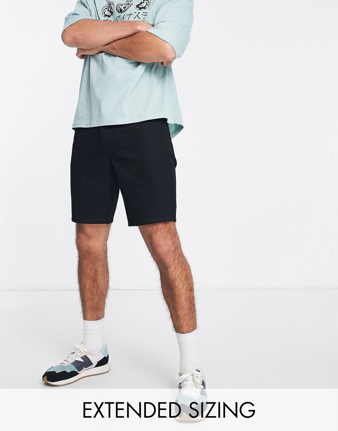 Черные классические шорты из жесткого денима ASOS DESIGN
Черные классические шорты из жесткого денима ASOS DESIGN