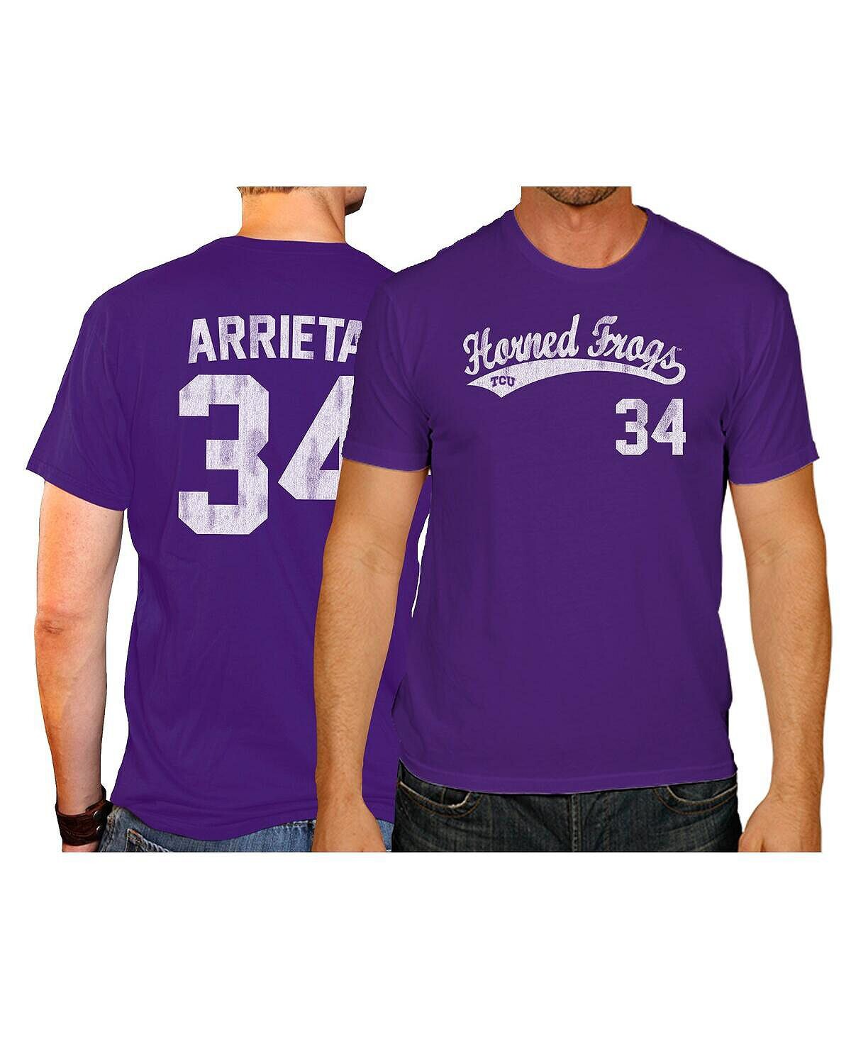 Мужская бейсбольная футболка jake arrieta purple tcu horned frogs ncaa Original Retro Brand, фиолетовый
Мужская бейсбольная футболка jake arrieta purple tcu horned frogs ncaa Original Retro Brand, фиолетовый