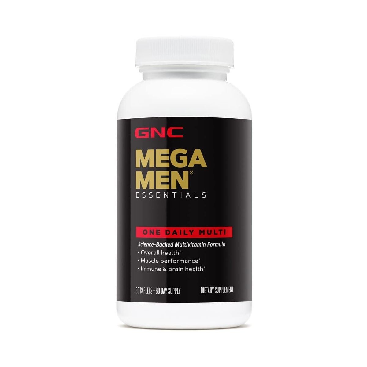 Мультивитамины GNC Mega Men Essentials One Daily, 60 капсул
Мультивитамины GNC Mega Men Essentials One Daily, 60 капсул