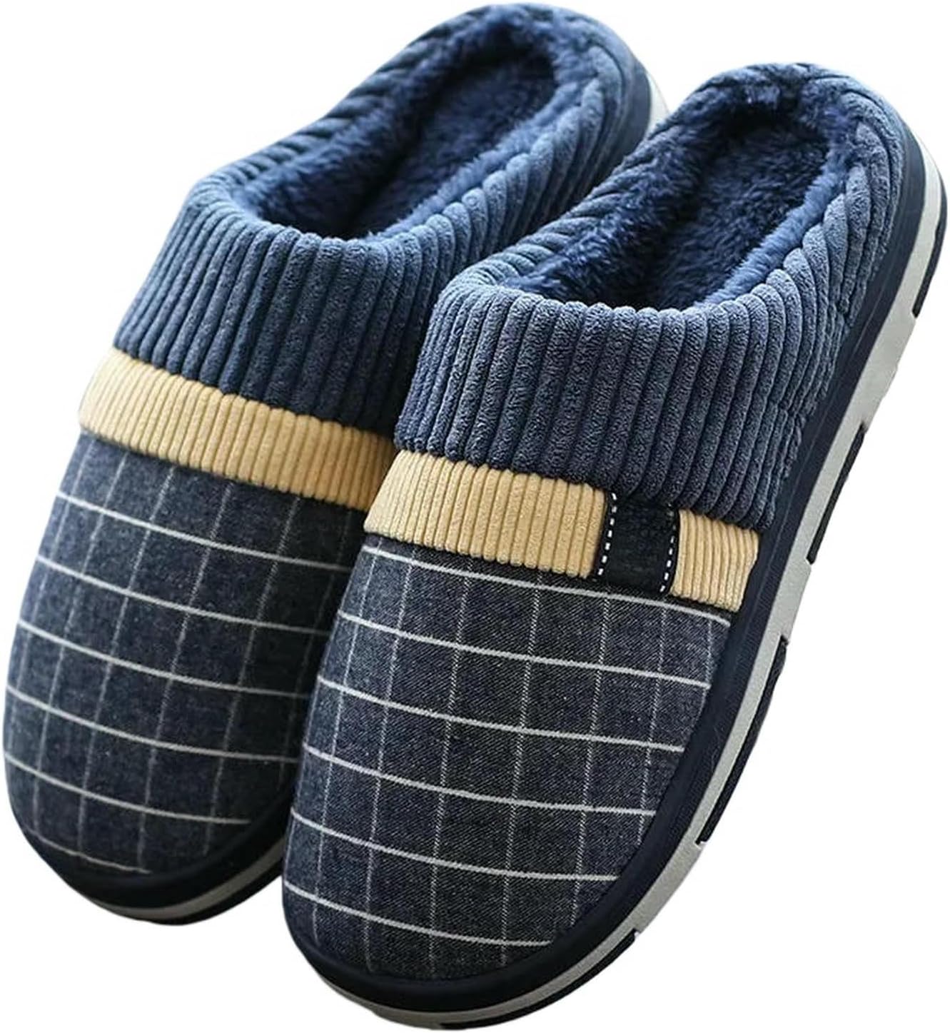 Домашние тапочки женские и мужские зимние теплые из хлопка с плюшем с противоскользящей подошвой Uebherv, синий
Домашние тапочки женские и мужские зимние теплые из хлопка с плюшем с противоскользящей подошвой Uebherv, синий