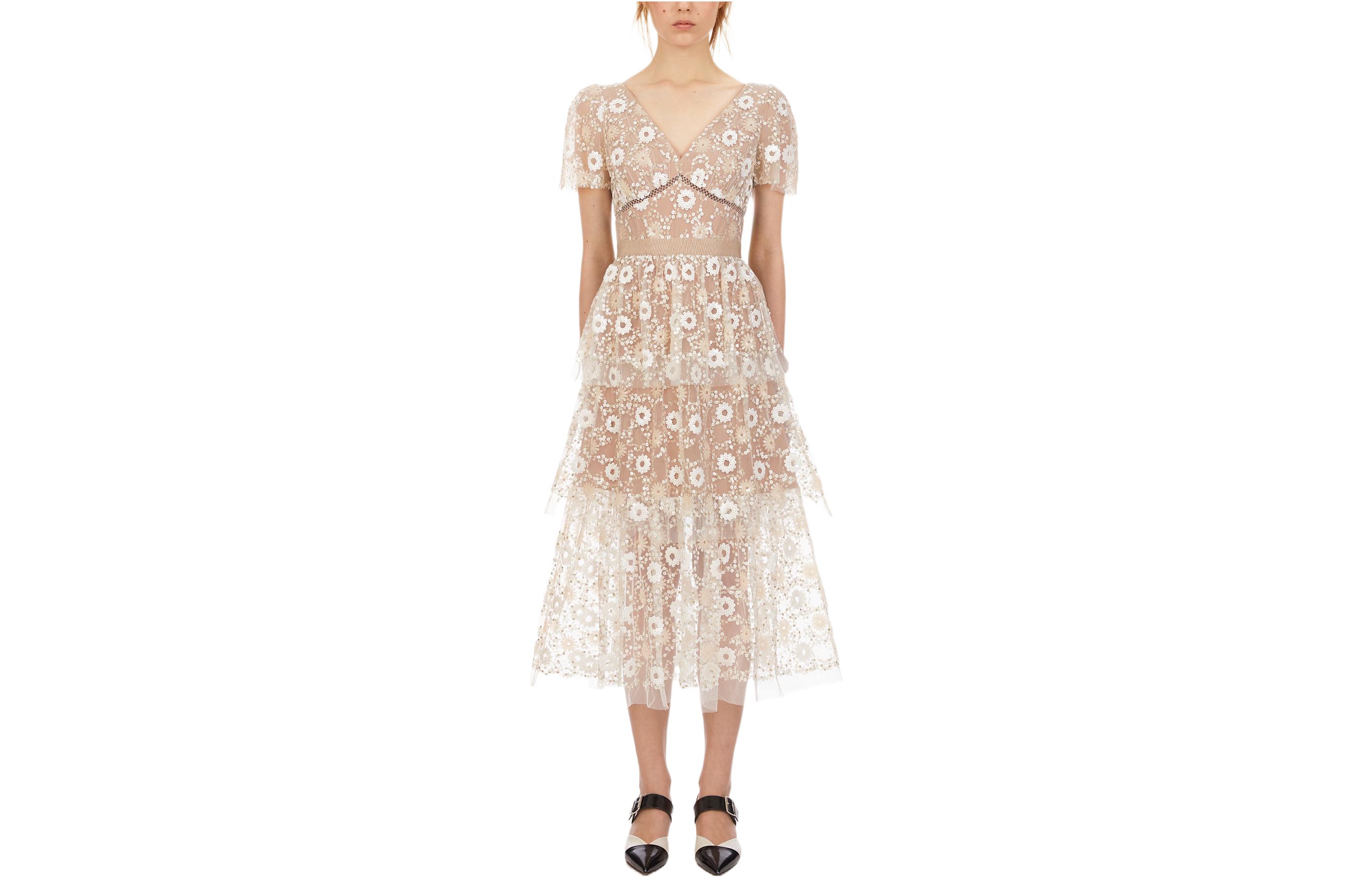 Женское платье с коротким рукавом Self portrait абрикос Self-portrait, Apricot
Женское платье с коротким рукавом Self portrait абрикос Self-portrait, Apricot